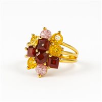 Anillo Idee Preziose dal 1987 Mujer in Oro amarillo Pietre dure IP.AK18G/33 - IP.AK18G/33